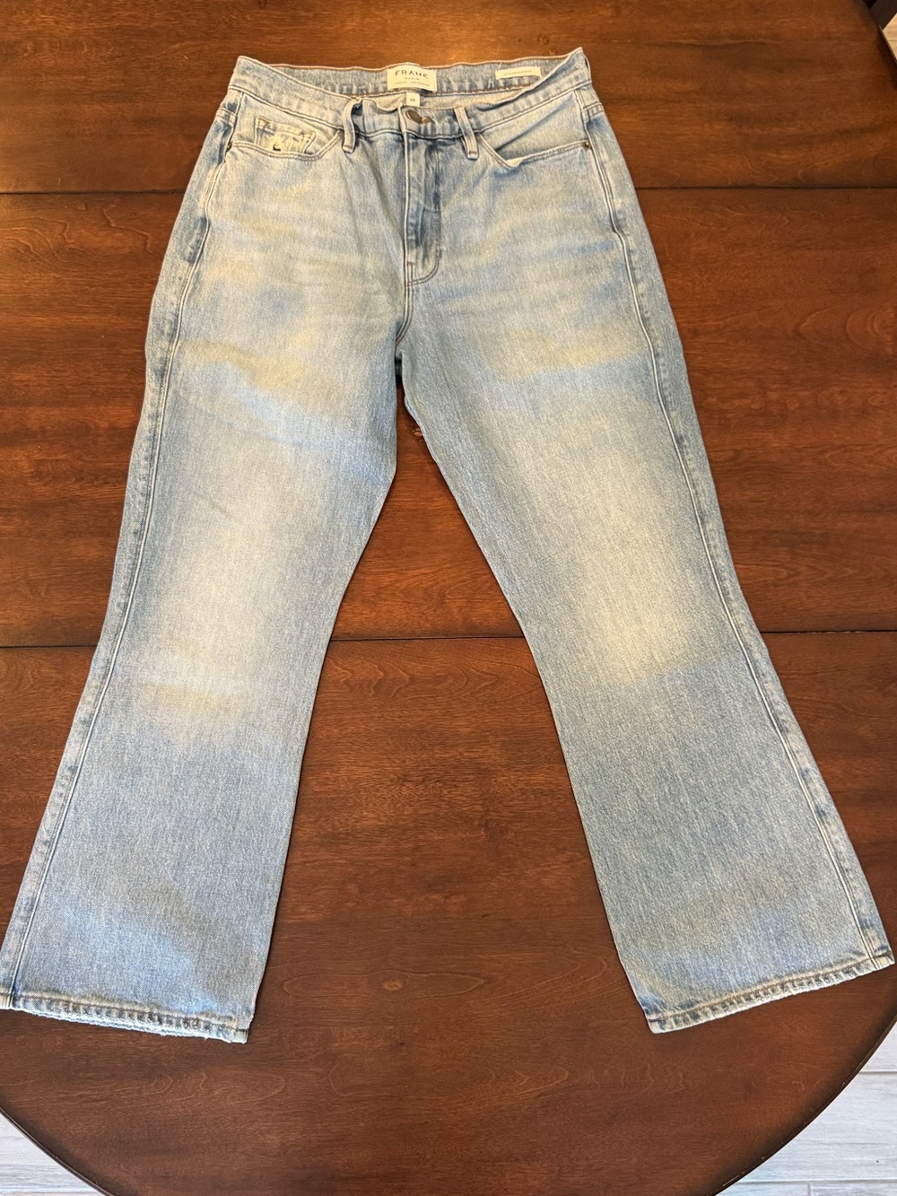 Frame Women's LESYLVIE kick boot denim size 29 excellent condition